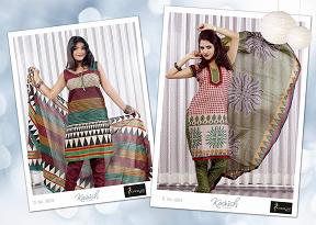 Manufacturers Exporters and Wholesale Suppliers of Embroidered Ladies Suits Jetpur Gujarat